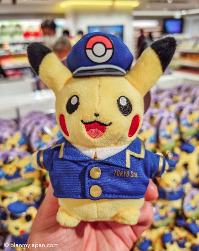 Pokémon store in Tokyo Station plushie