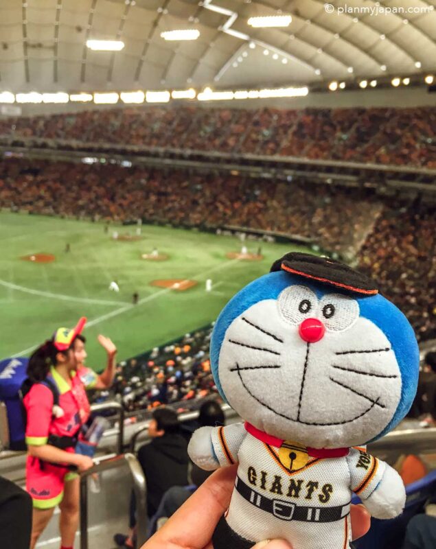 Doraemon Tokyo Giants at Tokyo at Tokyo Dome Japan