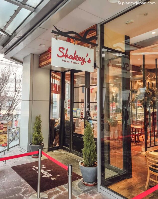 shakeys pizza Canal City Hakata in Fukuoka