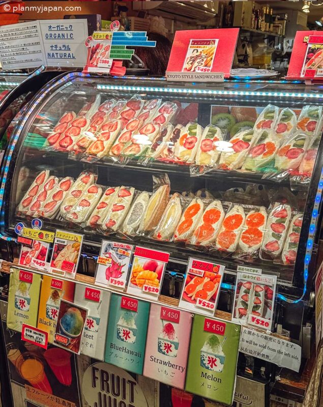 fruit sandwiches Kyoto Japan