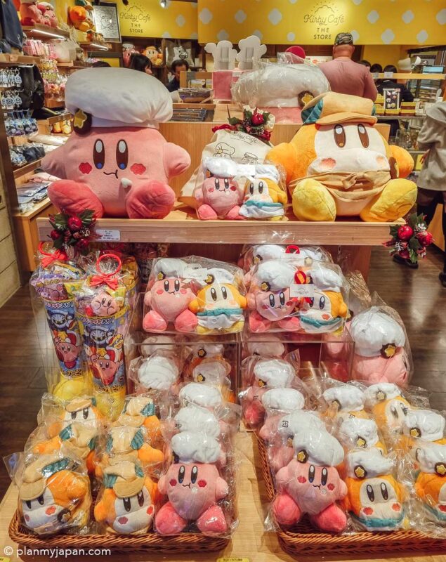 Kirby Cafe Tokyo Japan Review plushies