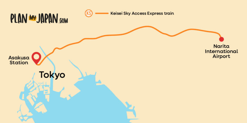 Tokyo Narita Airport to Asakusa Transport Guide - Plan My Japan